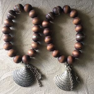 Juicy couture wood bead bracelet s